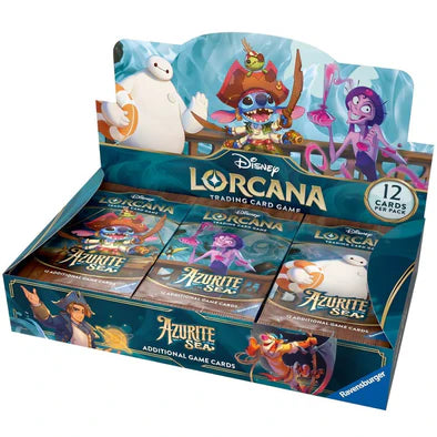 Disney Lorcana: Azurite Sea - Booster Box (Pre-Order)