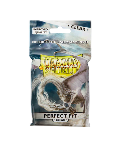 DRAGON SHIELD - 100CT STANDARD SIZE - PERFECT FIT - CLEAR