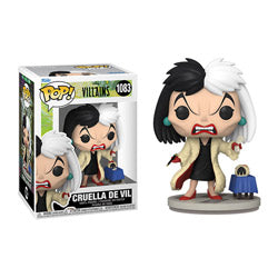 Figura Vinilo Pop Disney Villanos Cruella De Vil