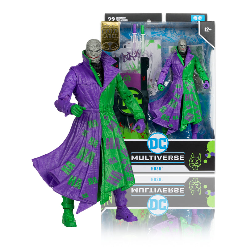 Mcfarlane DC Multiverse Hush (Jokerized) Etiqueta dorada