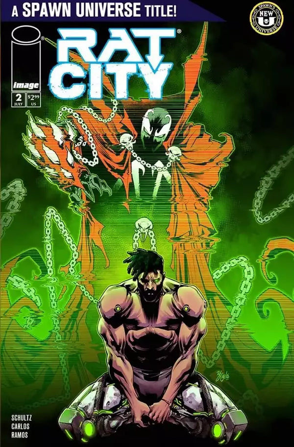 Spawn Rat City #2 2da impresión