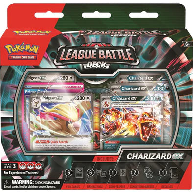 BARAJA DE BATALLA DE LA LIGA POKEMON CHARIZARD EX (PREVENTA)