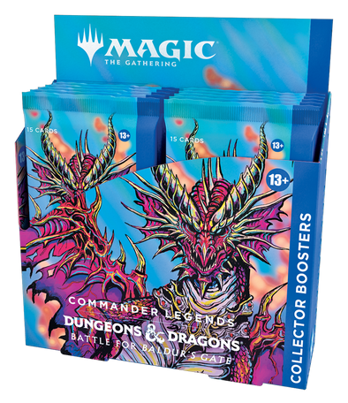 MTG - COMMANDER LEGENDS: BATTLE FOR BALDUR'S GATE - CAJA DE BOOSTER PARA COLECCIONISTA INGLÉS