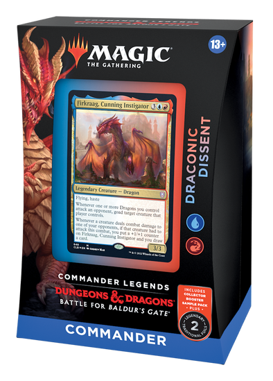 MTG - COMMANDER LEGENDS : BATAILLE POUR BALDUR'S GATE - DECK COMMANDER ANGLAIS - DISSENTATION DRACONIQUE