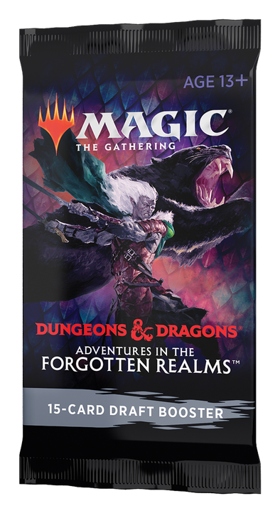 MTG - DUNGEONS &amp; DRAGONS: AVENTURAS EN LOS REINOS OLVIDADOS - BORRADOR EN INGLÉS BOOSTER PACK