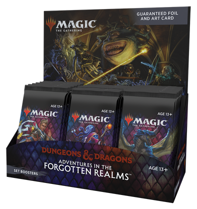 MTG - DUNGEONS &amp; DRAGONS: AVENTURAS EN LOS REINOS OLVIDADOS - SET BOOSTER BOX EN INGLÉS