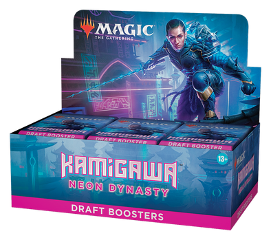 MTG - KAMIGAWA: NEON DYNASTY - CAJA DE BOOSTER DE BORRADOR EN INGLÉS