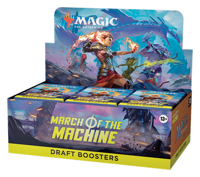 MTG - MARCHA DE LA MÁQUINA - CAJA DE BOOSTER DE BORRADOR EN INGLÉS