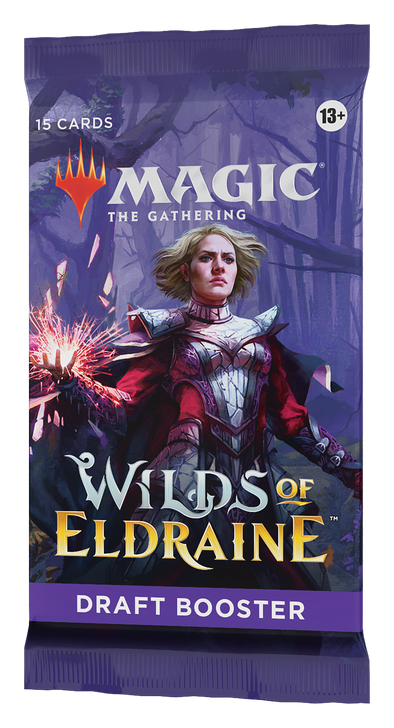 MTG - WILDS OF ELDRAINE - PAQUETE DE AMPLIACIÓN BORRADOR EN INGLÉS