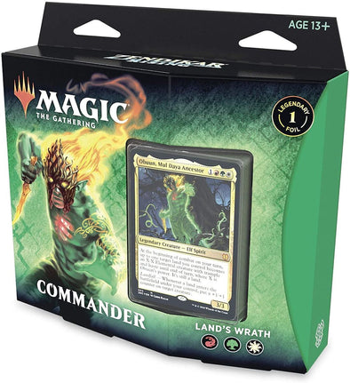 MTG - ZENDIKAR RISING - COMMANDER DECK - LAND'S WRATH