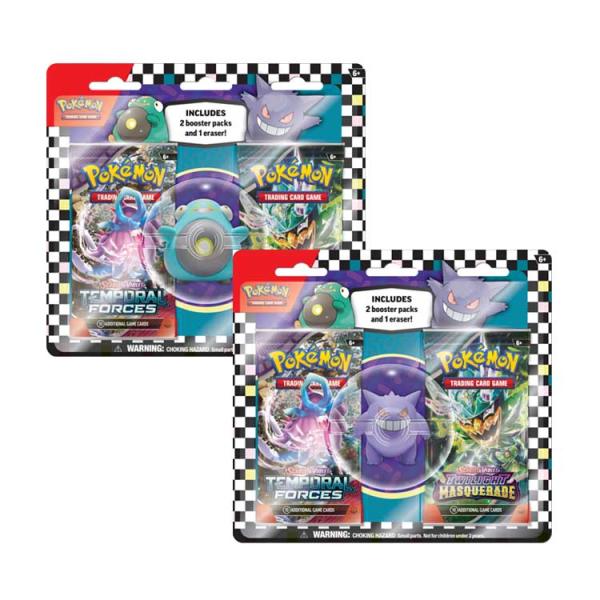 POKEMON BACK TO SCHOOL ERASER 2PK BLISTER 24 (PRE-ORDER)