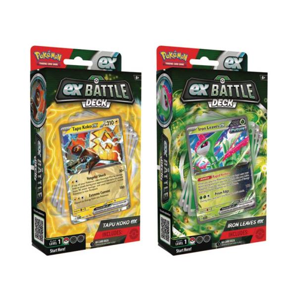 POKEMON EX BATTLE DECKS TAPU KOKO &amp; IRON LEAVES (RESERVA)