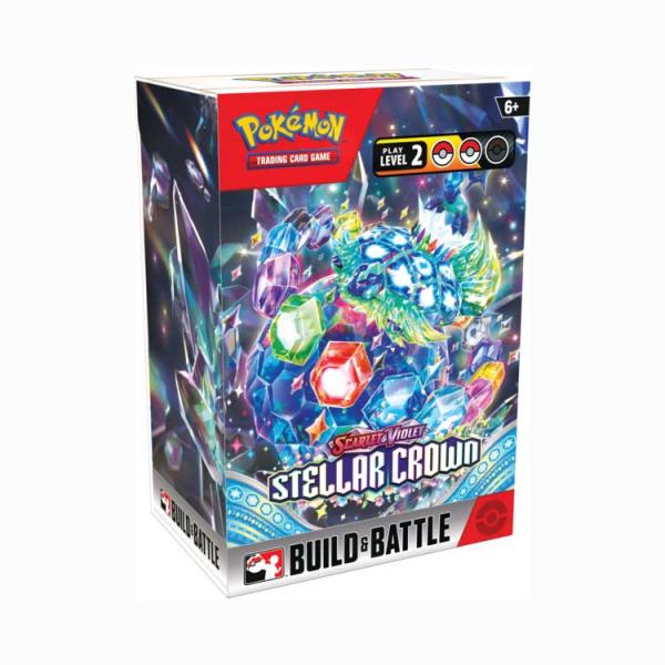 KIT DE CONSTRUCCIÓN Y BATALLA CORONA ESTELAR POKEMON SV07 (PREVENTA)