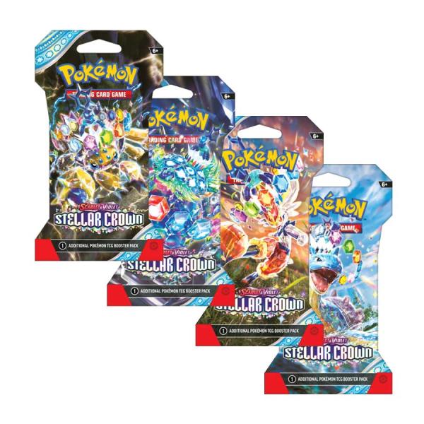 POKEMON SV07 STELLAR CROWN BLISTER PACKS (PRE-ORDER)