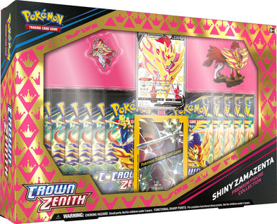 POKEMON - CROWN ZENITH - COLLECTION DE FIGURINES PREMIUM - ZAMAZENTA BRILLANT