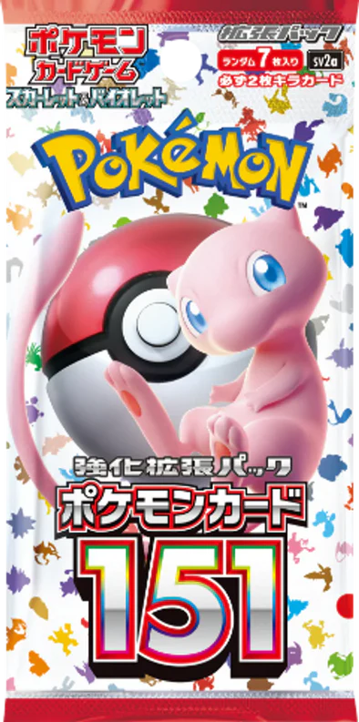 POKEMON - POKEMON 151 - JAPANESE BOOSTER PACK