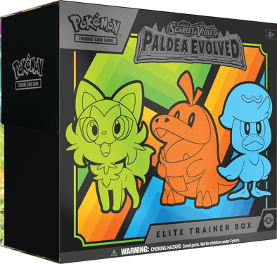 POKEMON - ESCARLATA Y VIOLETA - PALDEA EVOLUCIONADO - CAJA DE ENTRENADOR ELITE