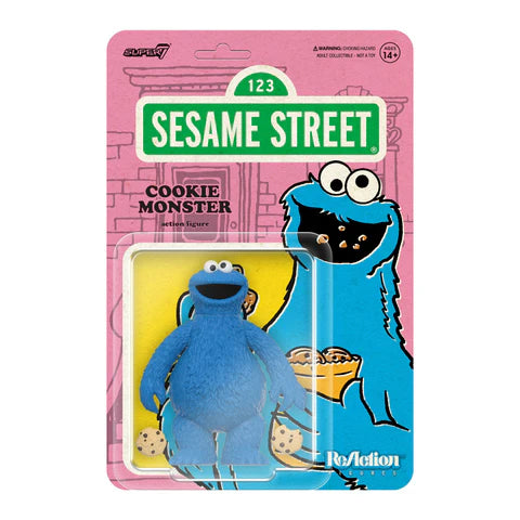 Sesame Street Reaction Wv2 Cookie Monster Action Figure