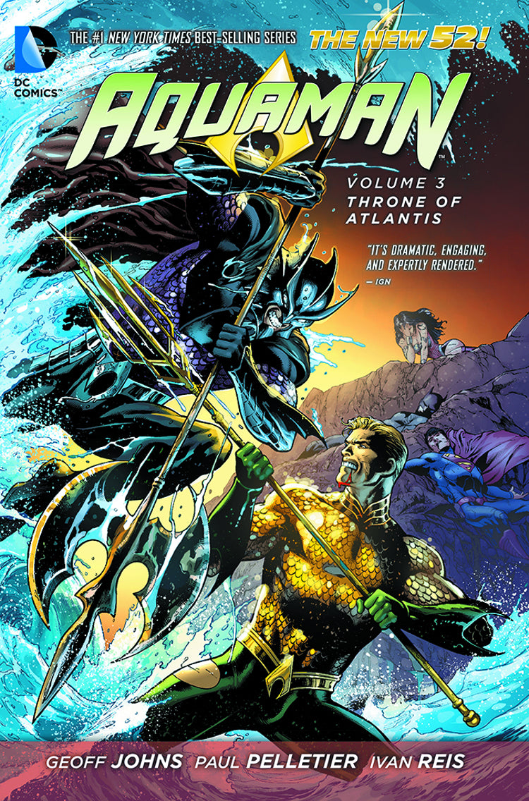 Aquaman Tapa dura Volumen 03 El trono de la Atlántida (N52)