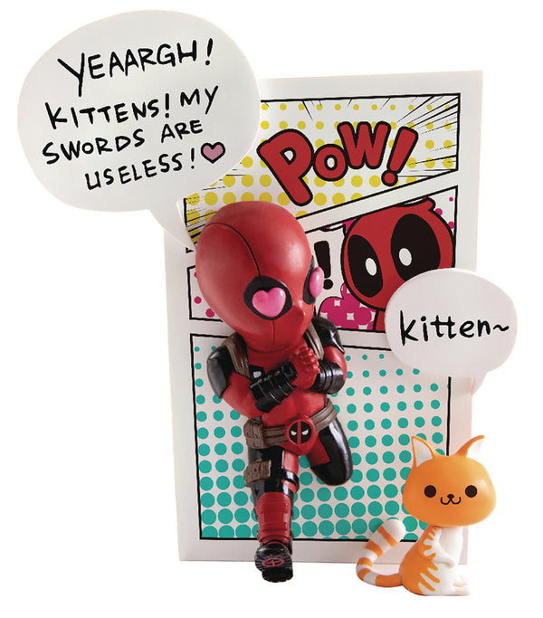 Marvel Comics Mea-004 Deadpool Jump Out 4TH Wall Previews Exclusive Figure