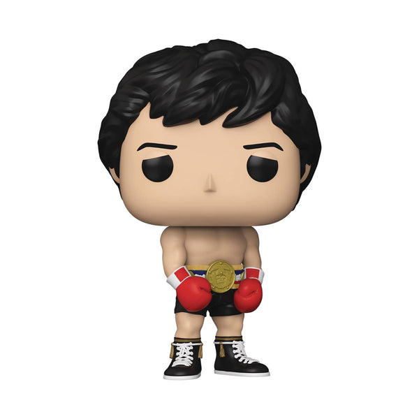 POP SPECIALTY SERIES ROCKY 45TH ROCKY W/ GOLD BELT VINYL FIG