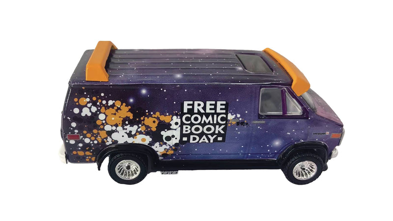 FCBD 2024 COMIC BOOK DELIVERY VAN 1/64 DIECAST