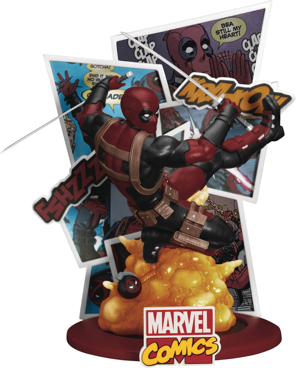 Estatua exclusiva de Deadpool D-Stage Ds-150 de Marvel Comics de SDCC 2024