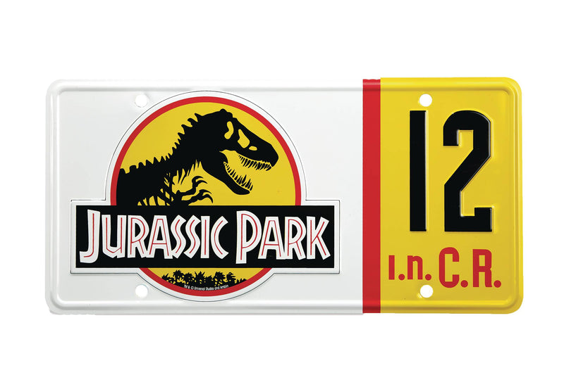 JURASSIC PARK NEDRY LICENSE PLATE (NET)