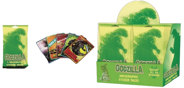 GODZILLA HOLOGRAPHIC STICKER PACKS