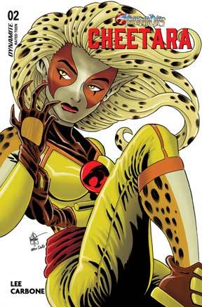 Portada de Cheetara #2 de Thundercats Homenaje a Catwoman #1 de Foc Haeser