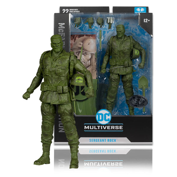 Sergeant Rock (DC Classic) McFarlane Collector Edition 7-Inch Action Figure [PLATINUM EDITION]