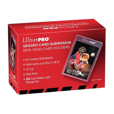 ULTRA PRO - CARD SLEEVES 200CT - GRADED CARD - SEMI-RIGID CARD HOLDER