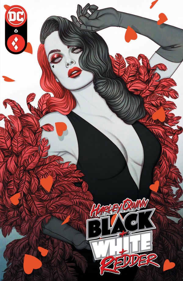 HARLEY QUINN NOIR BLANC ROUGE #6 (DE 6) CVR A JENNY FRISON