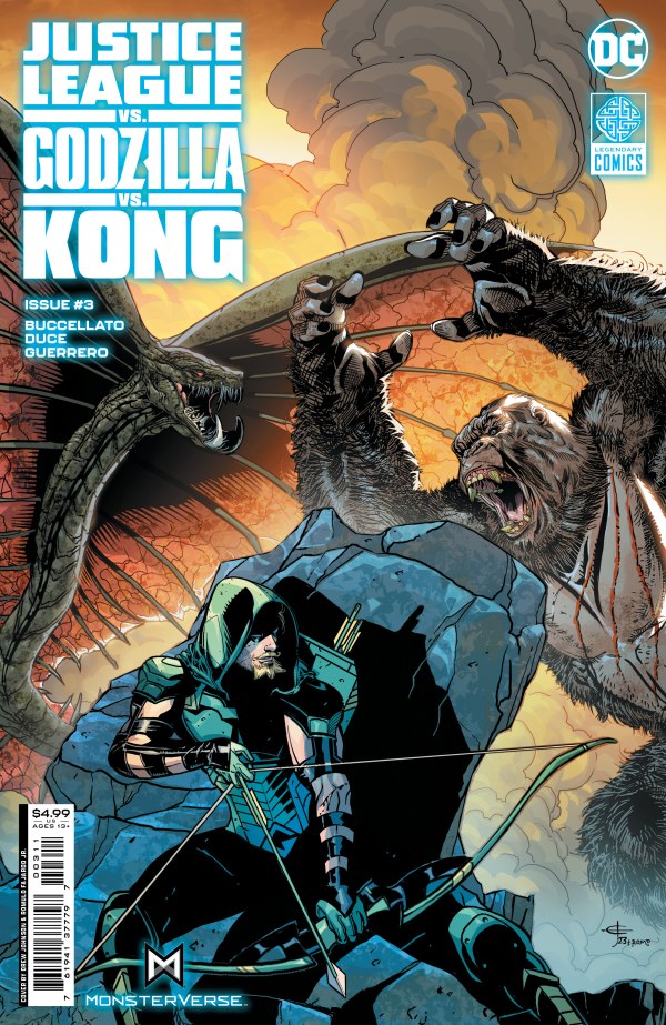 JUSTICE LEAGUE VS GODZILLA VS KONG #3 (DE 6) CVR A JOHNSON