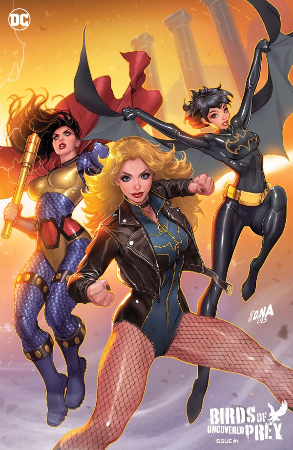 Birds of Prey: Descubierto #1 Portada E Variante de lámina de David Nakayama