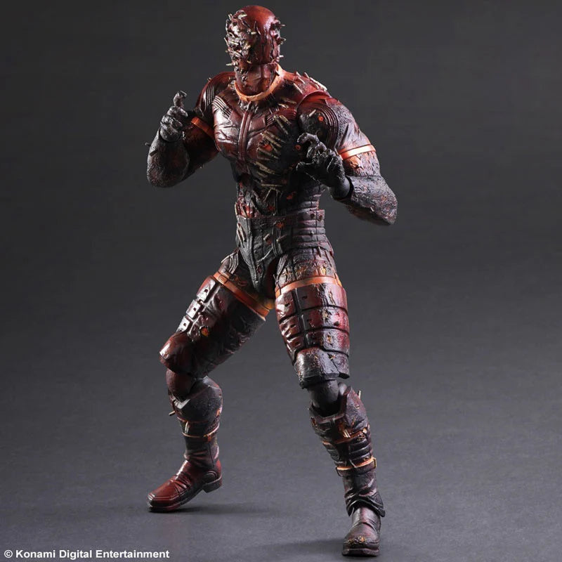 Figura de acción Mgs V Phantom Pain Play Arts Kai Man On Fire