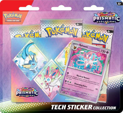 Pokemon - Scarlet & Violet - Prismatic Evolutions - Tech Sticker Collections (PRE-ORDER)