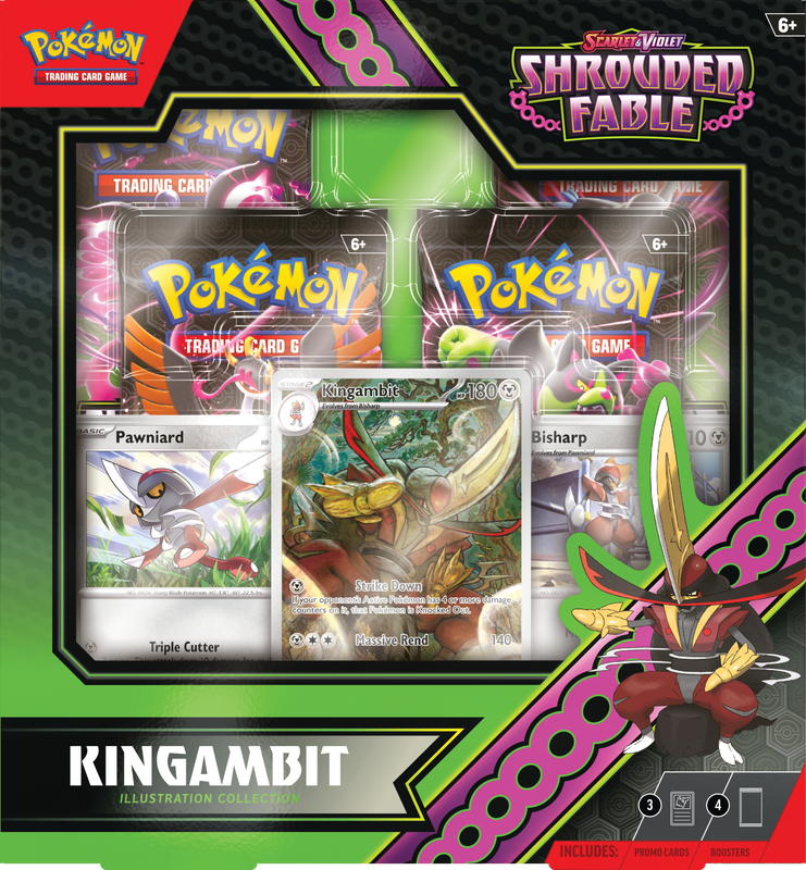 COLECCIÓN DE ILUSTRACIONES DE KINGAMBIT DE POKEMON SHROUDED FABLE