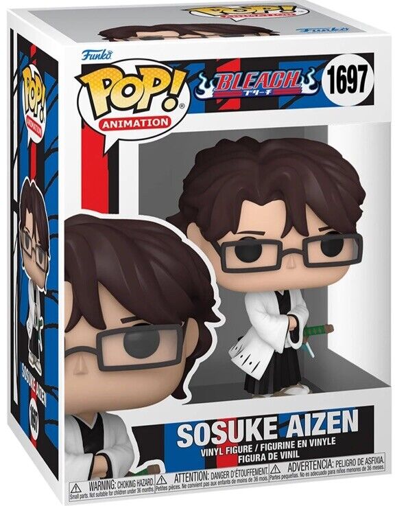 Pop Animation Bleach Aizen Vinyl Figure