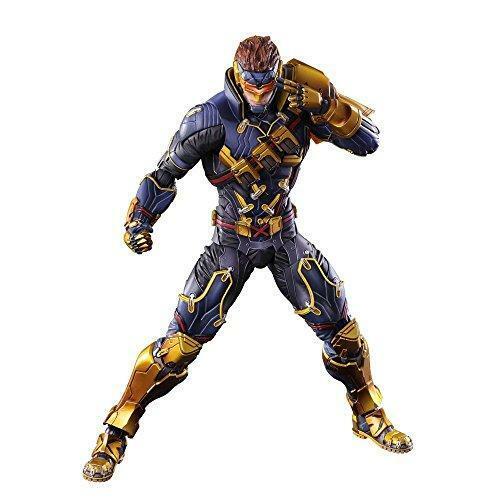 Figura de acción del cíclope de Play Arts Kai variante del universo Marvel