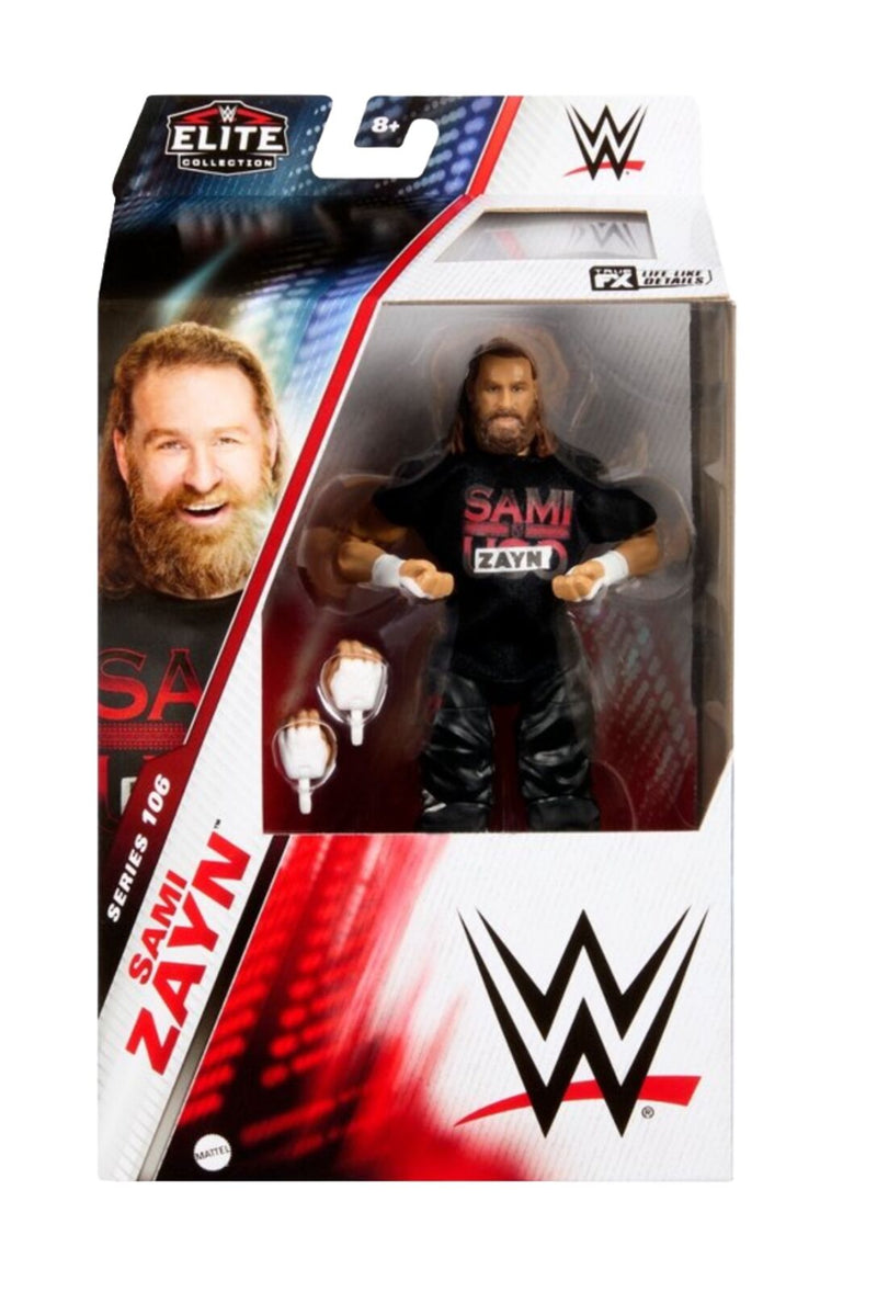 Mattel Sami Zayn WWE Elite Series 106 Figura de acción de lucha libre de 6 "Nuevo 2023