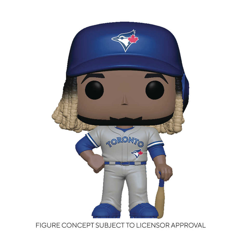 Figura Vinilo Pop Mlb Blue Jays Vladimir Guerrero Jr Road Uniforme