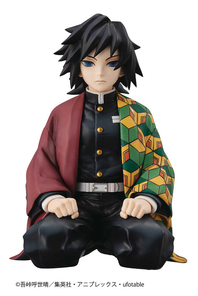 Figurine en PVC Gem Ser Demon Slayer Kimetsu Giyu Palm avec cadeau