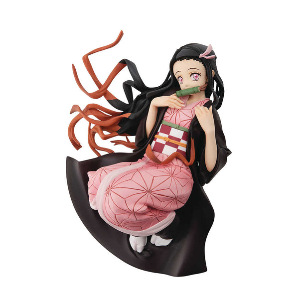 Gem Ser Demon Slayer Kimetsu Nezuko V2 Palm PVC Figure W/Gift (