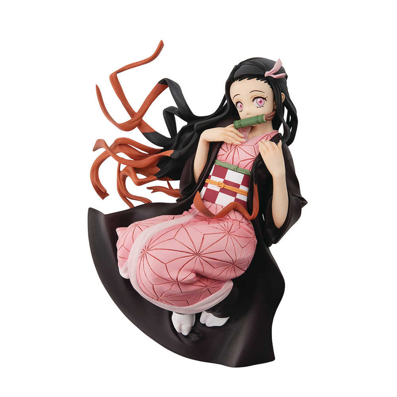 Gem Ser Demon Slayer Kimetsu Nezuko V2 Palm PVC Figure avec cadeau (