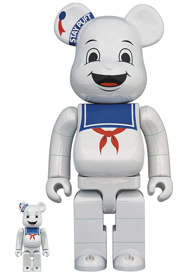 Stay Puft Marshmallow Man Blanco Cromo 100% y 400% Bea 2pk (