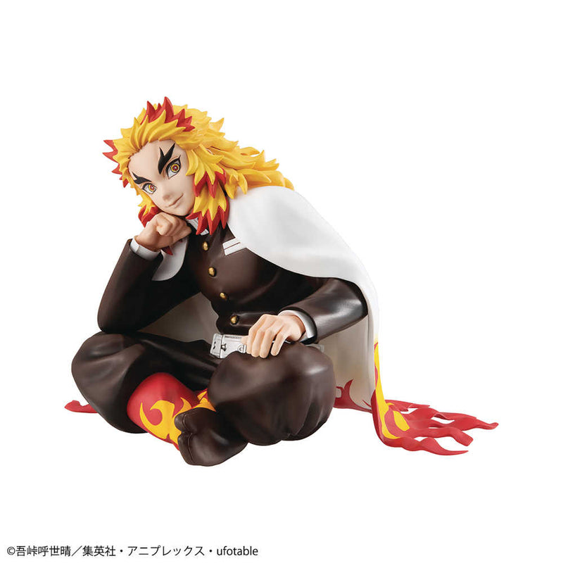 Figurine en PVC Gem Ser Demon Slayer Kimetsu Rengoku Palm avec cadeau