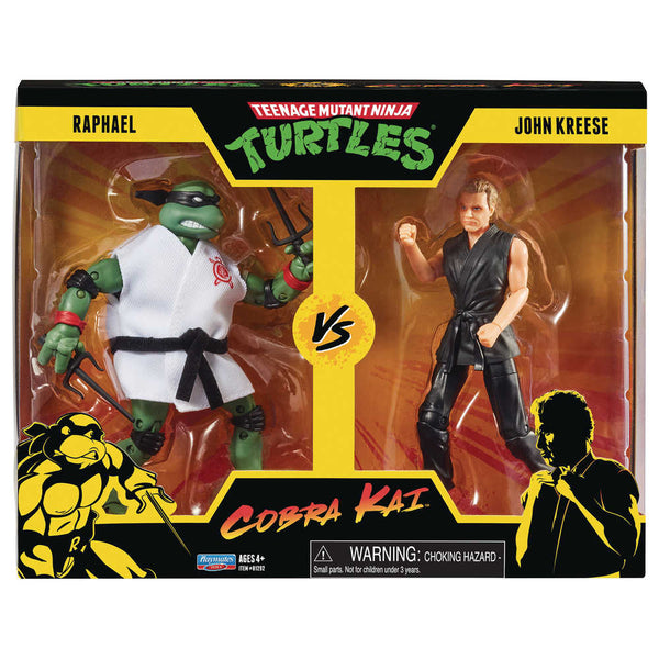 Teenage Mutant Ninja Turtles X Cobra Kai Raphael contre John Kreese Action Figure 2pk