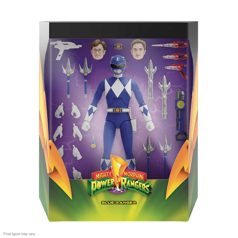 Figura de acción Power Rangers Ultimates W3 Blue Ranger