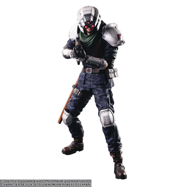 Figura de acción de oficial de Final Fantasy Vii Remake Play Arts Kai Shinra Sec